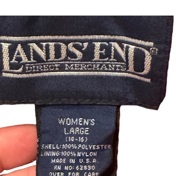 Land's End Red Hoody Jacket - Picture 6 of 7